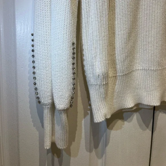Laura Pearl & Rhinestone Detail Sweater - Picture 9 of 13